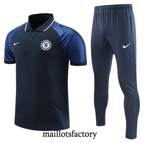 Achat Maillot du Chelsea Polo 2022/23 Bleu fac tory s0449