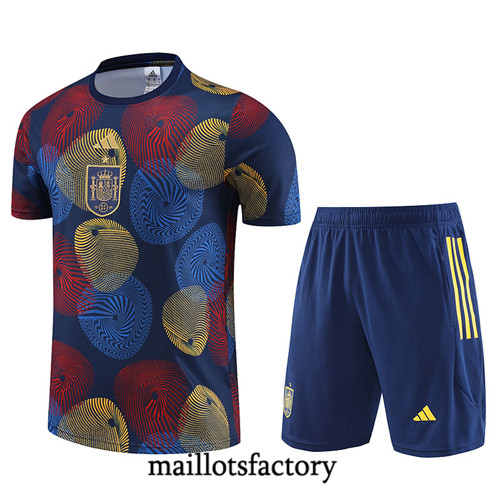 Achat Maillot du Espagne + Short 2023/24 Bleu fac tory s0414