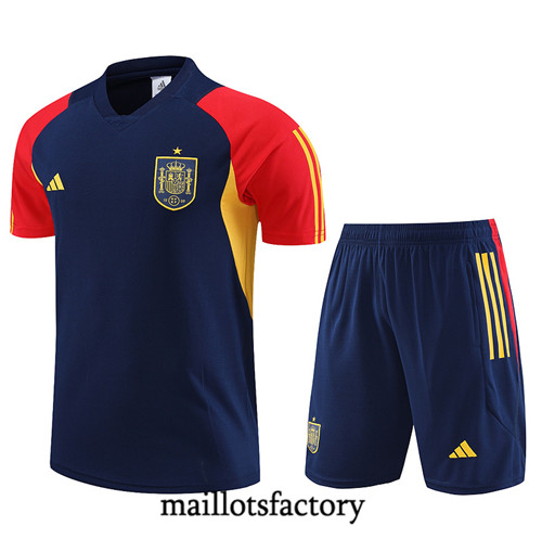 Achat Maillot du Espagne + Short 2023/24 Bleu fac tory s0415