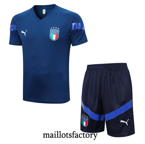 Achat Maillot du Italie + Short 2022/23 Bleu fac tory s0423