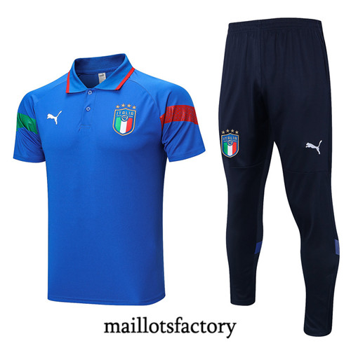 Achat Maillot du Italie Polo 2022/23 Bleu fac tory s0427