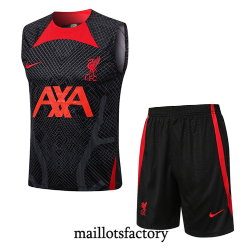 Achat Maillot du Liverpool Debardeur 2022/23 noir fac tory s0451