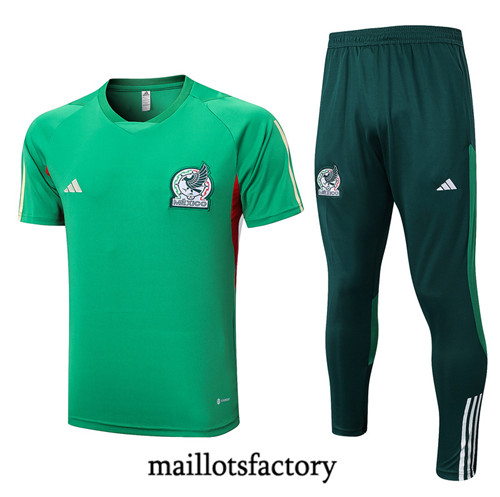 Achat Maillot du Mexique polo 2023/24 vert fac tory s0432