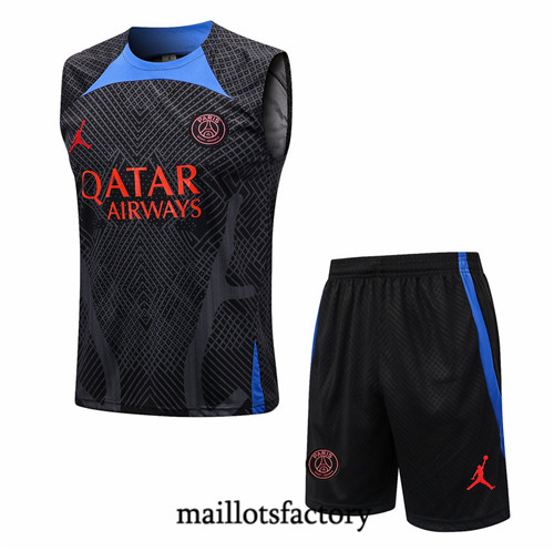 Maillots factory 23334 Kit d'entrainement Maillot du Paris PSG Debardeur 2022/23 Pas Cher Fiable