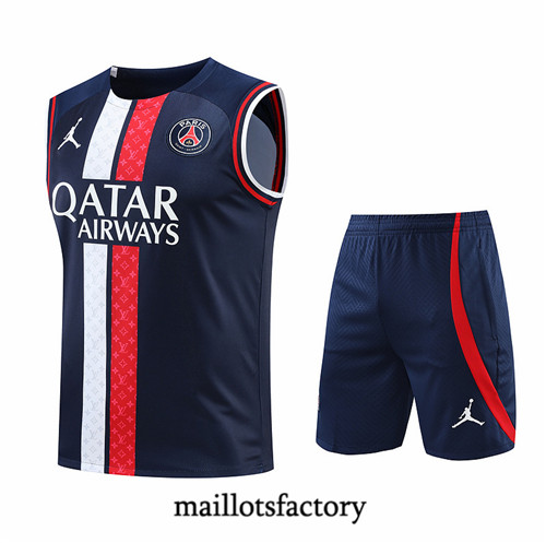 Maillots factory 23340 Kit d'entrainement Maillot du Paris PSG Debardeur 2022/23 Pas Cher Fiable