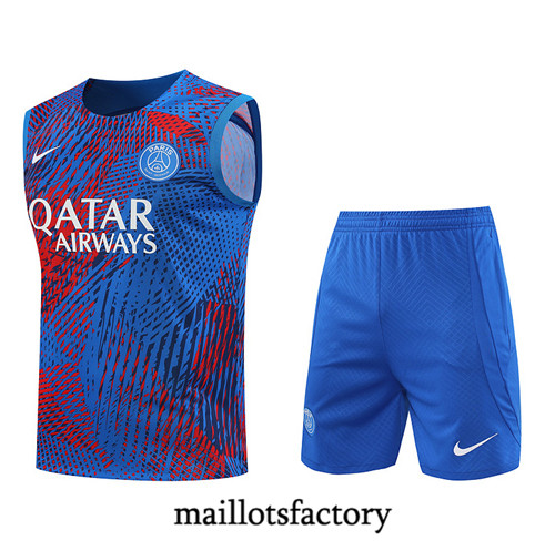 Achat Maillot du Paris PSG Debardeur 2022/23 Bleu fac tory s0363