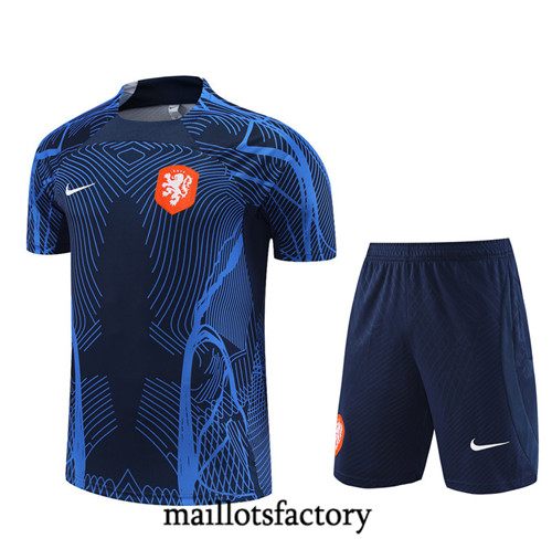 Achat Maillot du Pays-Bas + Short 2022/23 Bleu fac tory s0435