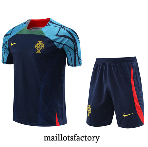 Achat Maillot du Portugal + Short 2022/23 Bleu fac tory s0438