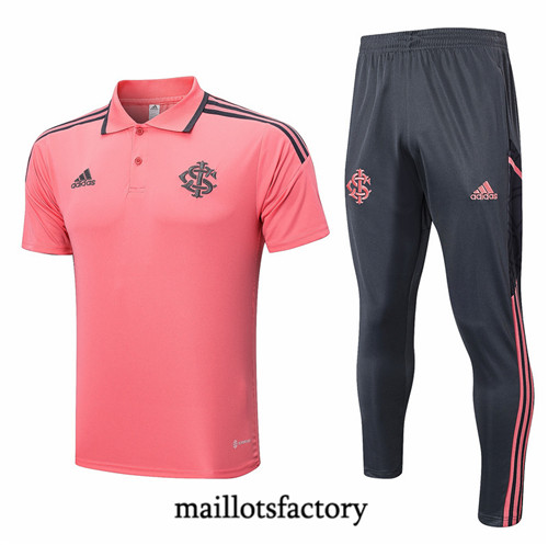 Maillots factory 23299 Kit d'entrainement Maillot du SC Internacional Polo 2022/23 Rose Pas Cher Fiable