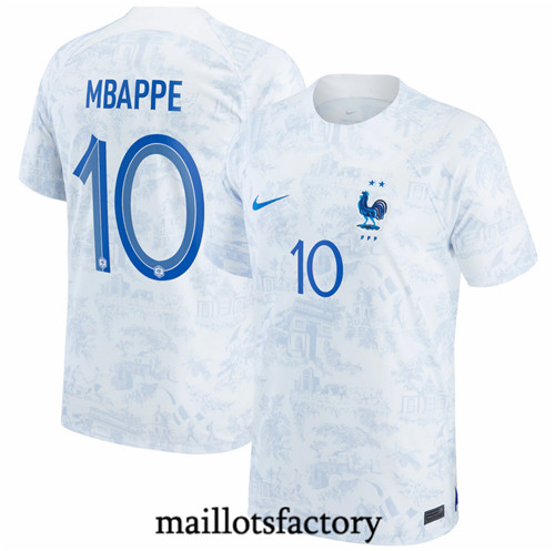 Maillots factory 23499 Maillot du France 2022/23 Exterieur Mbappe 10 Pas Cher Fiable