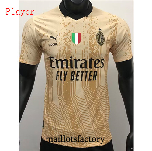 Achat Maillot du Player AC Milan 2023/24 Jaune fac tory s0250