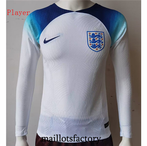 Maillots factory 23541 Maillot de Player Angleterre 2022/23 Domicile Manche Longue Pas Cher Fiable