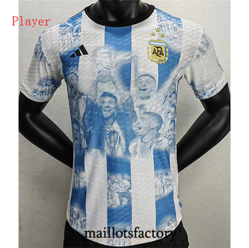 Maillots factory 23543 Maillot de Player Argentine 2022/23 Champions commémorative Pas Cher Fiable