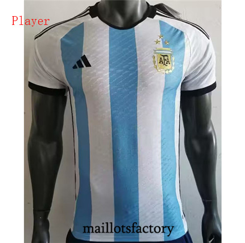 Maillots factory 23544 Maillot de Player Argentine 2022/23 Domicile 3 star Pas Cher Fiable