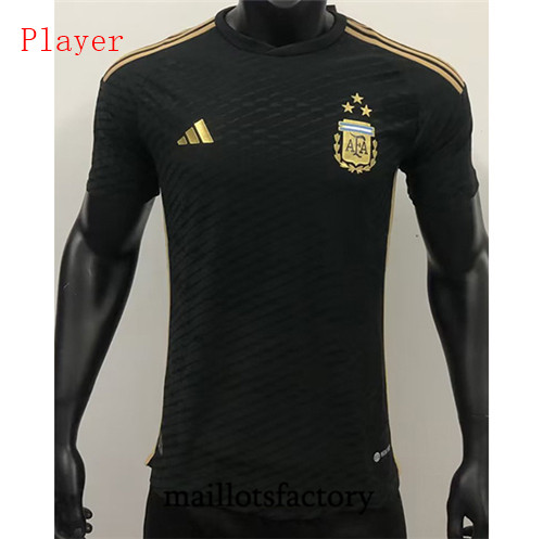 Achat Maillot du Player Argentine 2023/24 Especiale édition Noir/Or fac tory s0223