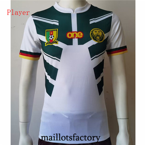 Maillots factory 23552 Maillot de Player Cameroun 2022/23 Exterieur Blanc Pas Cher Fiable