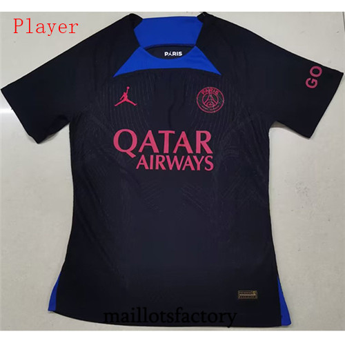 Achat Maillot du Player PSG Paris 2023/24 Training Noir fac tory s0211