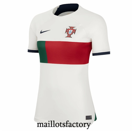 Maillots factory 23508 Maillot du Portugal Femme 2022/23 Exterieur Pas Cher Fiable