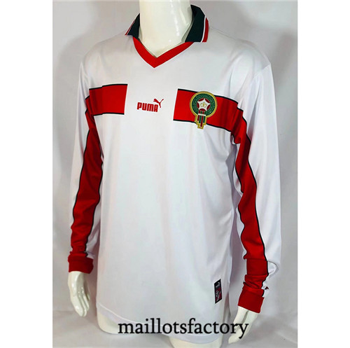 Maillots factory 23604 Maillot du Retro Maroc 1998 Exterieur Manche Longue Pas Cher Fiable