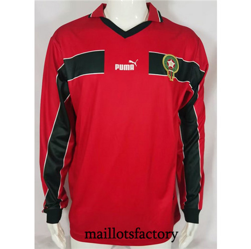 Maillots factory 23605 Maillot du Retro Maroc 1998 Third Manche Longue Pas Cher Fiable