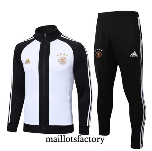 Achat Maillot du Veste Survetement Allemagne 2022/23 Blanc fac tory s0574