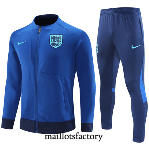 Achat Maillot du Veste Survetement Angleterre 2022/23 Bleu fac tory s0580