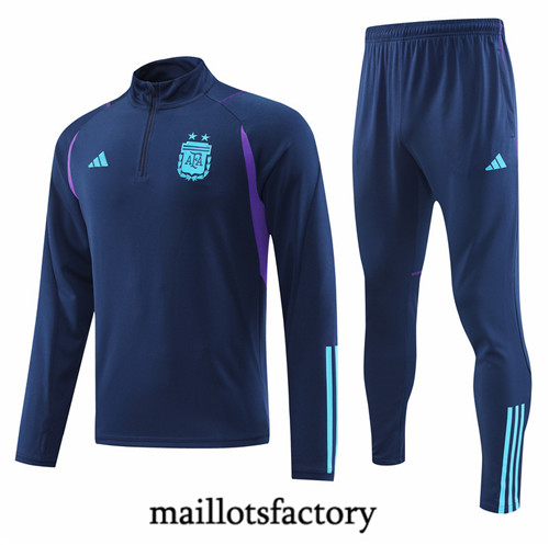 Maillots factory 23080 Survetement du foot Argentine 2022/23 Bleu Pas Cher Fiable