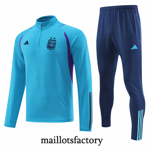 Maillots factory 23081 Survetement du foot Argentine 2022/23 Bleu Pas Cher Fiable