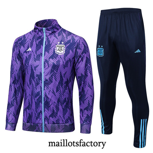 Achat Maillot du Veste Survetement Argentine 2022/23 Violet fac tory s0590