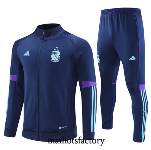 Achat Maillot du Veste Survetement Argentine 3stars 2023/24 Bleu fac tory s0596