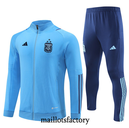 Achat Maillot du Veste Survetement Argentine 3stars 2023/24 Bleu fac tory s0597