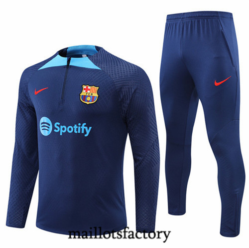 Maillots factory 23021 Player Survetement du foot Barcelone 2022/23 Bleu Pas Cher Fiable