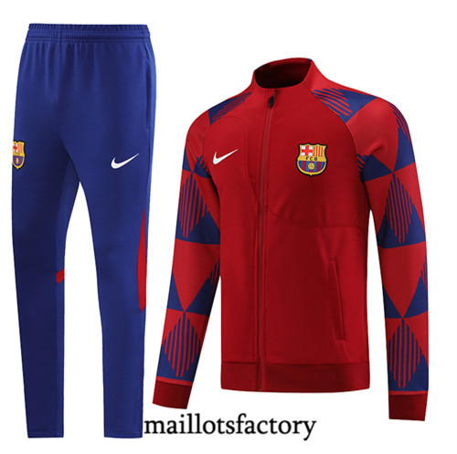 Achat Maillot du Veste Survetement Barcelone 2022/23 rouge fac tory s0539