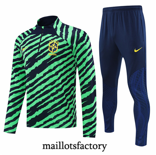 Maillots factory 23090 Survetement du foot Bresil 2022/23 Pas Cher Fiable