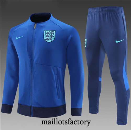 Achat Maillot du Veste Survetement Enfant Angleterre 2022/23 Bleu fac tory s0739