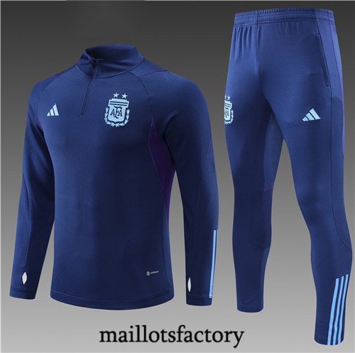 Maillots factory 23241 Survetement Enfant du foot Argentine 2022/23 Bleu Pas Cher Fiable