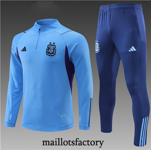 Maillots factory 23242 Survetement Enfant du foot Argentine 2022/23 Bleu Pas Cher Fiable