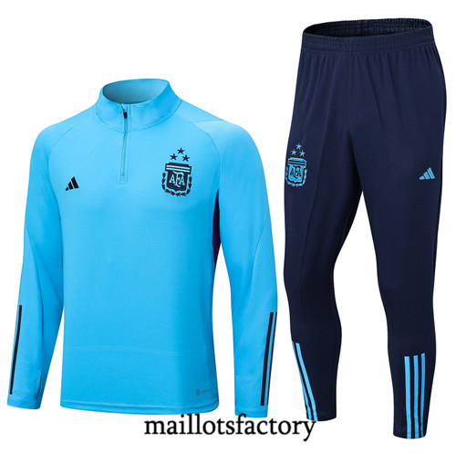 Achat Maillot du Survetement Enfant Argentine 2022/23 Bleu fac tory s0740