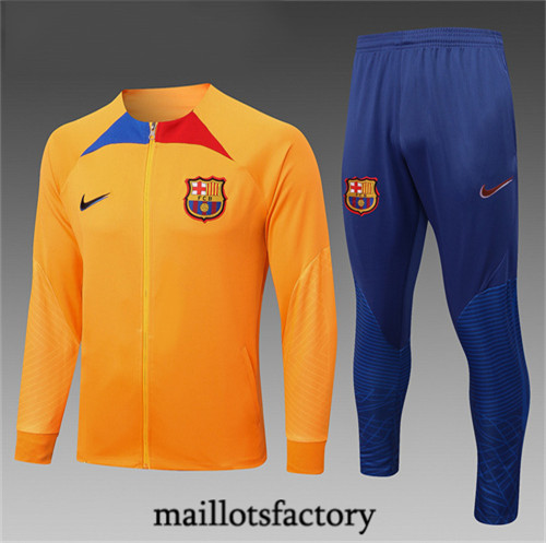 Maillots factory 23173 Veste Survetement Enfant du foot Barcelone 2022/23 Pas Cher Fiable