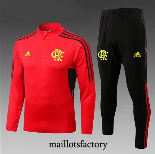 Achat Maillot du Survetement Enfant Flamengo 2022/23 rouge fac tory s0708