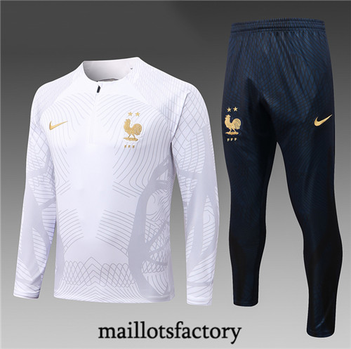 Maillots factory 23252 Survetement Enfant du foot France 2022/23 Pas Cher Fiable