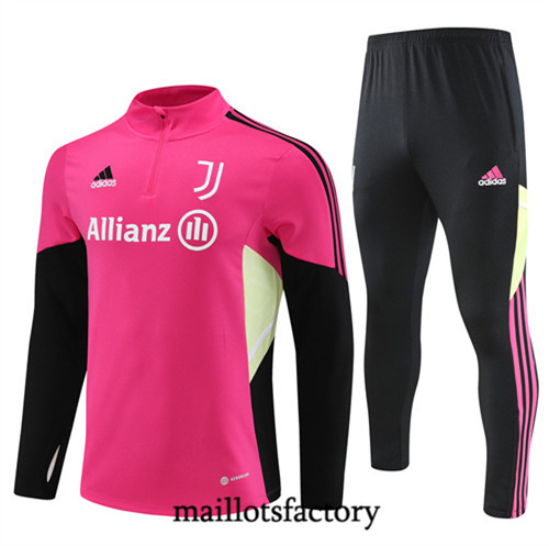 Achat Maillot du Survetement Enfant Juventus 2022/23 rose fac tory s0779