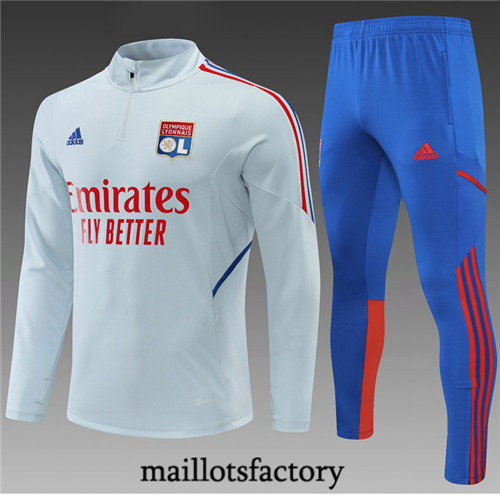 Maillots factory 23198 Survetement Enfant du foot Lyon 2022/23 Pas Cher Fiable