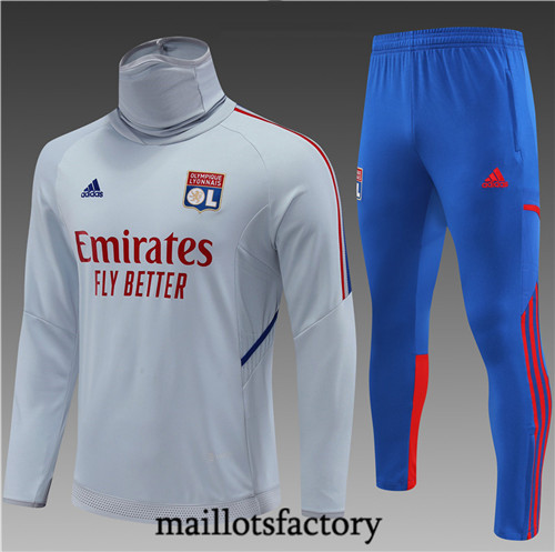 Maillots factory 23199 Survetement Enfant du foot Lyon 2022/23 Pas Cher Fiable