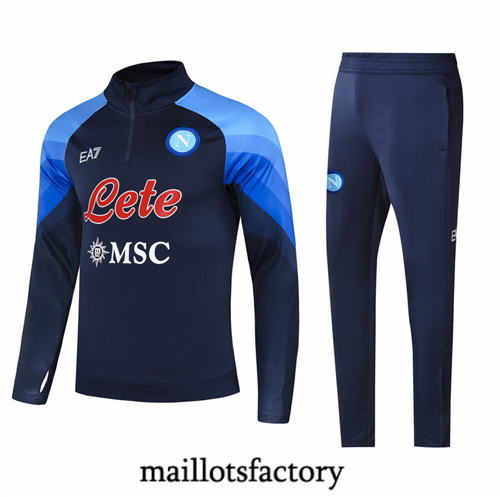 Maillots factory 23296 Survetement Enfant du foot Napoli 2022/23 Bleu Pas Cher Fiable