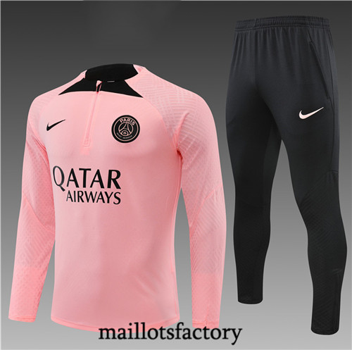 Maillots factory 23201 Player Survetement Enfant du foot Paris PSG 2022/23 Rose Pas Cher Fiable