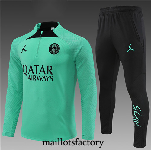 Maillots factory 23208 Player Survetement Enfant du foot Paris PSG 2022/23 Bleu Pas Cher Fiable