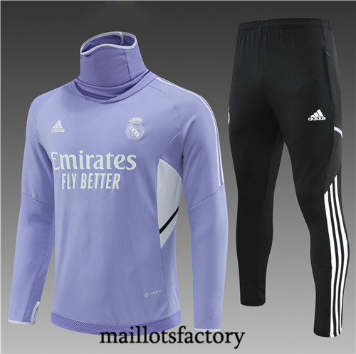 Maillots factory 23193 Survetement Enfant du foot Real Madrid 2022/23 Pourpre Pas Cher Fiable