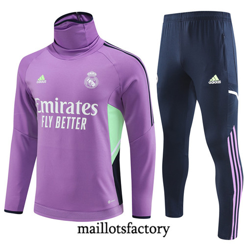 Achat Maillot du Survetement Enfant Real Madrid 2022/23 Violet fac tory s0728