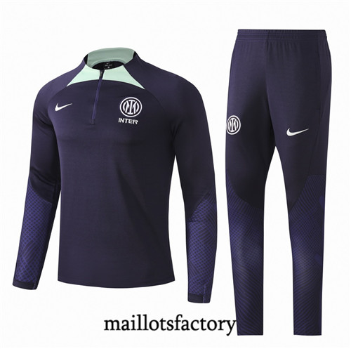 Achat Maillot du Survetement Inter Milan 2022/23 Bleu fac tory s0701